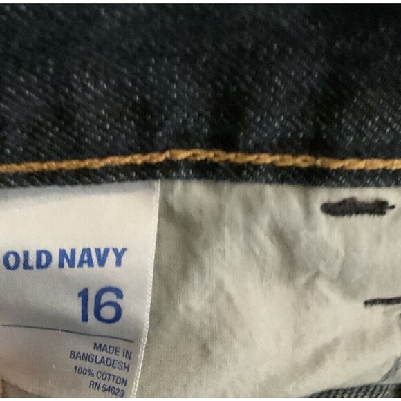 Old Navy The Flirt Curvy Denim Short Womens 16 High Rise Dark Wash Summer Sexy - Picture 5 of 6